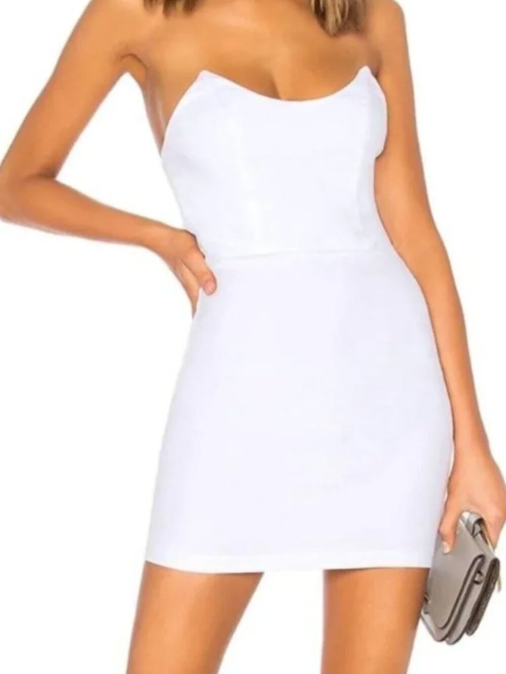 SUPERDOWN Women's White Dress